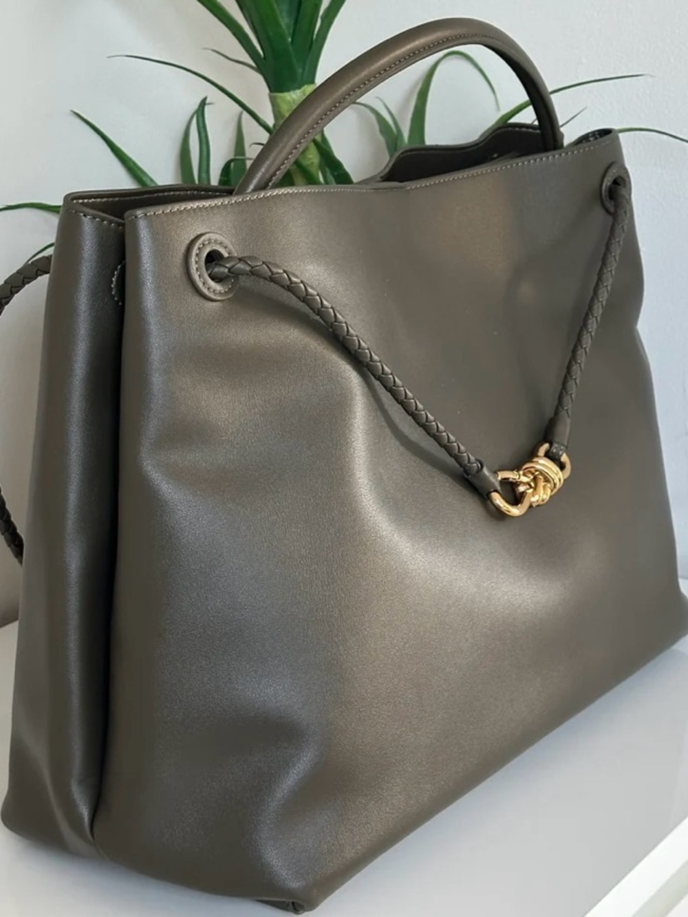 NWT Posey Bag - Extra Maxi - olive green work tote - Picture 2 of 4